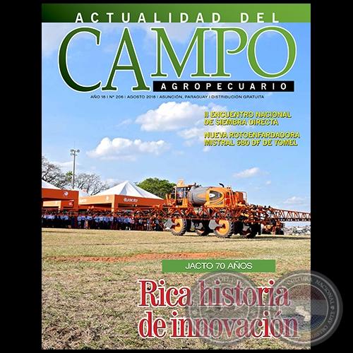 CAMPO AGROPECUARIO - AÑO 18 - NÚMERO 206 - AGOSTO 2018 - REVISTA DIGITAL